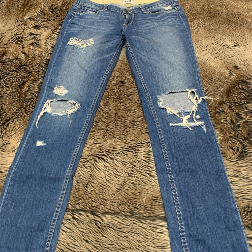 Paige Jimmy Jimmy destructed Jeans Size 27